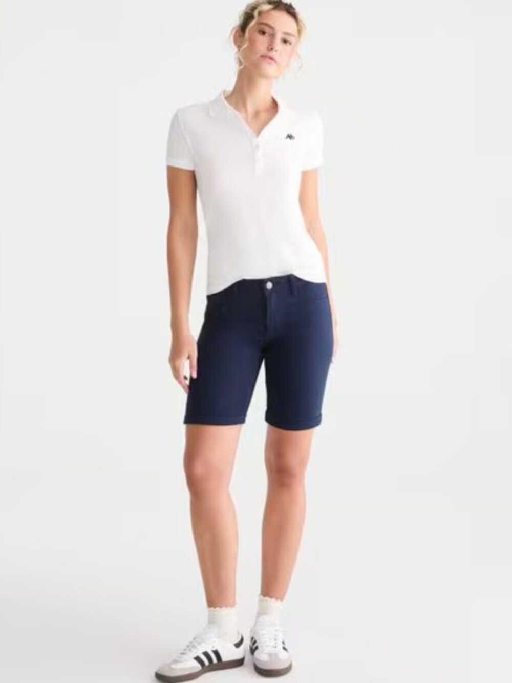 AERO Mid-Rise Uniform Bermuda Shorts 9"